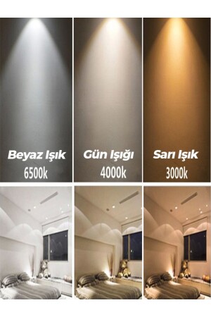 3 Renkli Ledli Modern Akıllı Avize - 3 'lü Çember Sarkıt Avize - 80-60-40 Cm - Antrasit Kasa 3'li Çember Büyük - 10