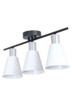 غرفة نوم تصميم حديث - غرفة المعيشة - المطبخ - الكافي اللون الأبيض 3-قطعة الشنادل SN839 - Fer Avize