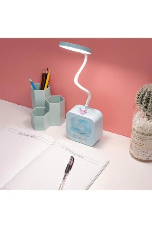 3 Stage Touch Night Mode Kids Room Study Office Table Lamps Blue masaled - 2
