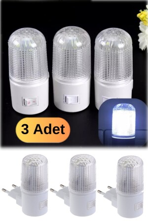 3 Stück stromsparende Nachtlichtbeleuchtung LED-Laterne hr31h (3 Stück) - 3