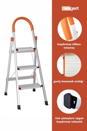 3-stufige Aluminiumleiter - Vadi