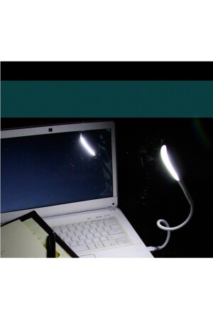3-stufige Touch-USB-LED-Tisch-Studienbuch-Leselampe PC-Nachtlicht Weiß 7070372988 - 2