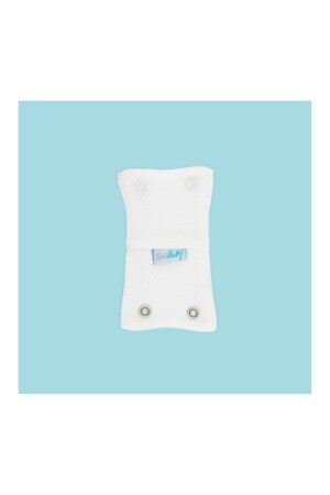 3-teiliges Baby-Body-Verlängerungsgerät (9,5 mm) mit Druckknöpfen Ecru 100 % Baumwolle 12 cm TYC00744503161 - 3