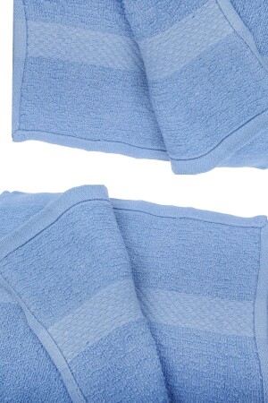 3-teiliges Bade-, Hand-, Gesichts- und Rasierbarthandtuch – blaues Handtuchset – Handtuch ASKGRC000200 - 3
