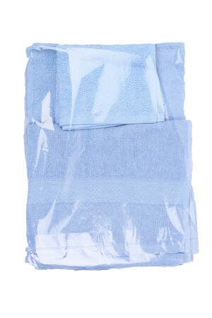 3-teiliges Bade-, Hand-, Gesichts- und Rasierbarthandtuch – blaues Handtuchset – Handtuch ASKGRC000200 - 6