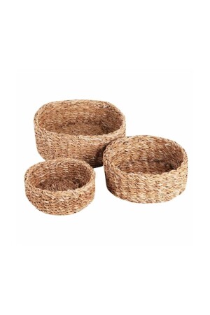 3-teiliges Luxus-Korbset aus Bambusrattan cl-9002 - 2