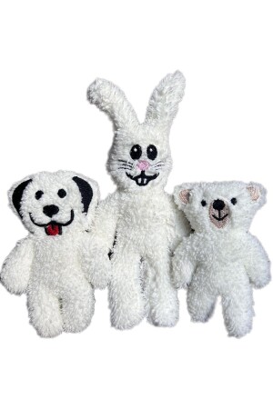 3-teiliges Plüsch-Playmates-Geschenk-Tierspielzeugset für Kinder und Babys - 4