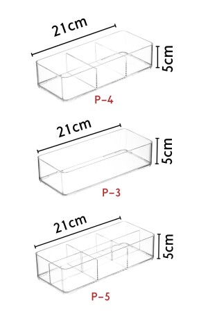 3-teiliges Schubladen-Mehrzweck-Organizer-Set - 4