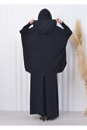 3-teiliges Set Hijab-Bettlaken, Schwarz – Standardgröße, Kapuzenschleier 824 sh0082402100 - 7