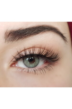 3-teiliges Set mit künstlichen Wimpern aus Cateye-Seide (MODELL G817) – Transparenter Powerliner-Bleistiftkleber und Befestigungswerkzeug - 2