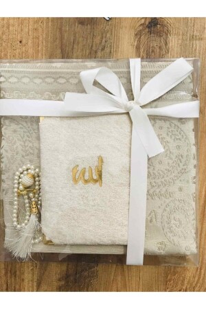 م.ن.ز-3 قطعة صلاة سجادة ياسين-تسبيخ - صلاة سجادة سجادة هدية - Yasin Yayınevi