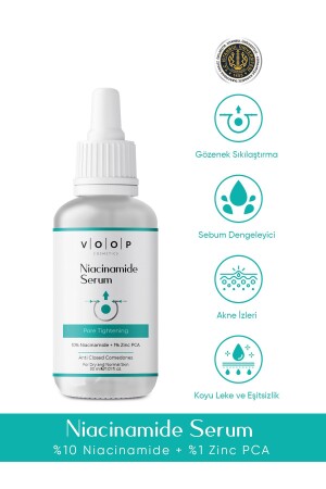 مـنـز مـنـز مـنـزـة ضد الرأس الأسود و حب الشباب لـ 30 مل لـ %10 نياسيناميد %204 زنك - VOOP