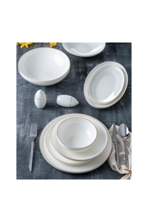 (منز-أكار ميرا) 30 قطعة عشاء عظميّة لـ 6 أشخاص - Acarlar