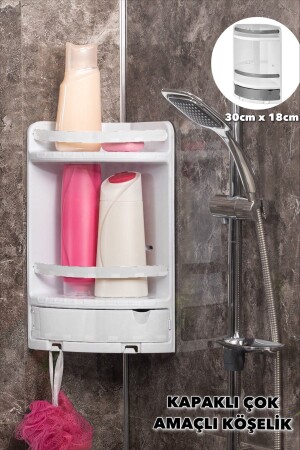 محفظة شامبو متعددة الأغراض - 30 سم Fma04860 FMA002890 - Şahane Pazar