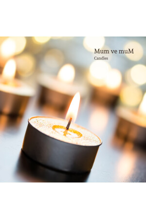 30 Lu Lavanta Kokulu Mor Tealight Mum 58236879311133 - 5