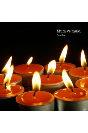 30 Lu Lavanta Kokulu Mor Tealight Mum 58236879311133 - 7