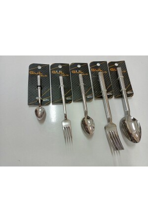 مجموعة ملعقة من 30 قطعة من فولاذ MNZ SW0645 - Gül