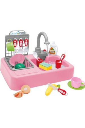 30-teiliges modernes Waschbecken-Spielzeug, IQ-Enhancer-Spielzeug, wässriges Geschirr-Set KY-9710 - 1