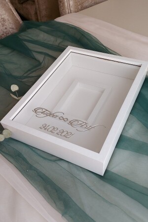 30 x 40 cm großer Design-Rose-Box-Memory-Rahmen mit LED-Fotobereich! - 9