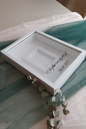 30 x 40 cm großer Design-Rose-Box-Memory-Rahmen mit LED-Fotobereich! - 10