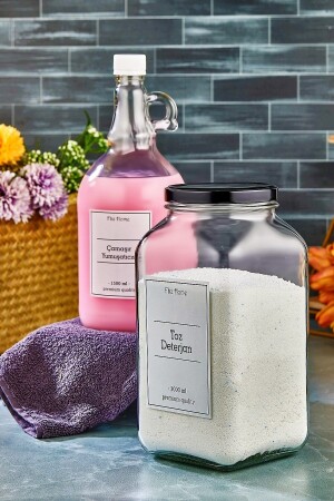 مجموعة من كوبين من 3000 مل زجاجي مضاد و 1500 مل غالون زجاجة ميسرة FBZ-SFJ-5644 - FBZhome