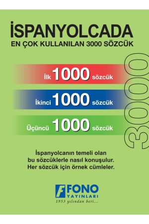 (مـنـز) - 3000 كلمة الأولى باللغة الإسبانية - Fono Yayınları
