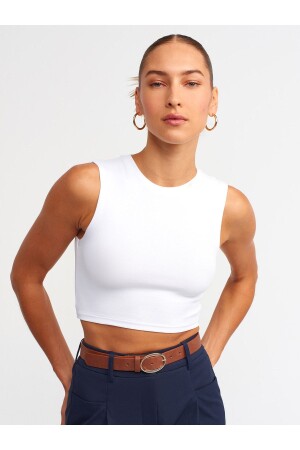 30125 Crop Top-weiß - 1