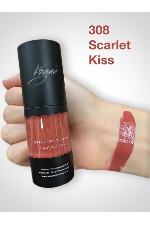 308-scarlet Kiss-dudak-boyası Kalıcı Makyaj Pigmenti (BOYASI) 15ml vo308 - 2