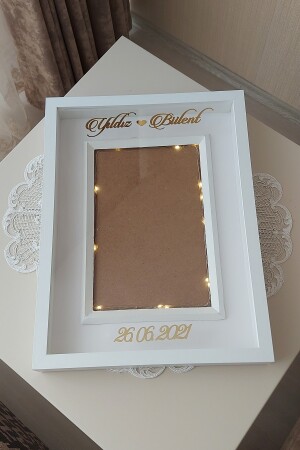 30x40 cm 5 cm spezielle Rosenbox mit weißem LED-Fotobereich! - 2