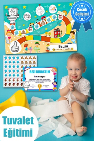 مـنـز - المرح والتدريب في المرحاض التعليمي لـ 30x42 سم - Etkinler