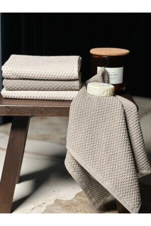 غرف الاستحمام والضيوف والمطبخ والزواج الهدية مجموعة من اليدين - 30x50 - مجموعة من 4 PLM-MTF-4LUSET-FANGO - Plume Ceramic Home