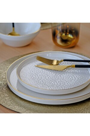 كريم من إسطنبول - 31 قطعة عشاء ذهبية لـ 6 أشخاص 68901 - Glore