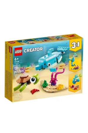 31128 Creator Delfin und Schildkröte 3 in 1, 137 Teile, Alter 6 RS-L-31128 - 2