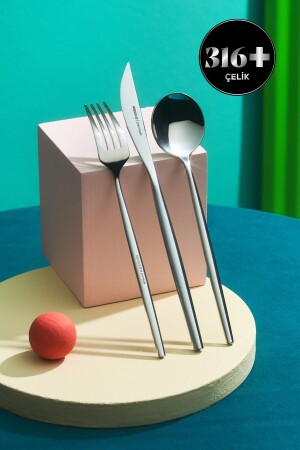 م.ن.ز-خفيفة 316 فولاذ 84 قطعة طلاء ممتاز مجموعة 12 شخص 153. 03. 08. 1817 - Karaca