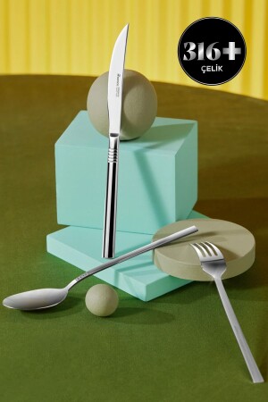 م.ن.ز-نيل أليجنس 316 فولاذ 84 قطعة سكين ملعقة شوكة مجموعة 12 شخص 153 03. 09. 0117-1 - Karaca