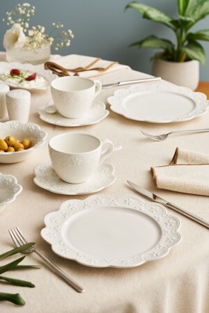 (مـنـز-أكيـ 32 قطعة إفطار مـن 6 أشخاص) - İstanbul Porselen