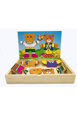 ألباس الدب الخشبية من النوع المميز لعبة 32 قطعة TB05 - TOYS&TOYS