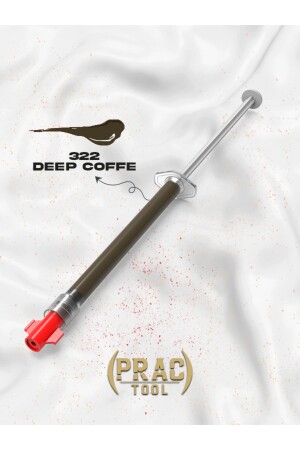 322 Deep Coffee 1 ml Professionelles Microblading- und Permanent-Make-up-Pigment Permanent-Make-up-Farbstoff - 1