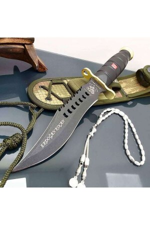 33 cm Hal-mak Camping Bergmesser Messer und Gebetskette ABCKK998617 - Anatoliahediyelik