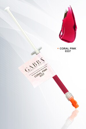 337- Coral Pink Tek Kullanımlık Dudak Boyası Kalıcı Dudak Renklendirme Dudak Kontür Boyası tekkullanım - 1