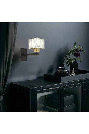 مصباح الحجر البريطاني القديم من الكريستال للفراش - السرير - غرفة المعيشة 3395-01-BL - Apliqa