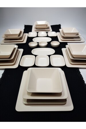 م.ن.ز-سكوار 35 قطعة فطور و عشاء مجموعة 6 أشخاص ymk14 - GULHANILE