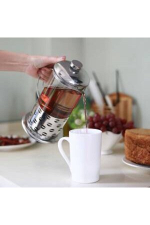 350 ml. French Press Kräutertee-Becher aus Glas 770113 - 4