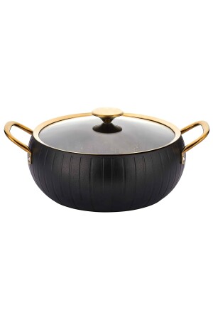 3528 Meridian Kochgeschirr-Set 7-teilig Granit Gold Detailliert 152. 3528. schwarzes Gold - 6