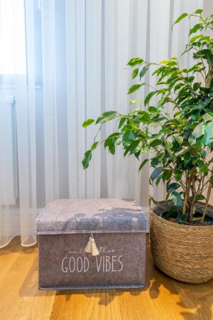 صندوق ميني متعدد الأغراض مع غطاء شديد من الفول 35x24x24 Cm KPK-MINI-G1308 - Pazar Kapısı