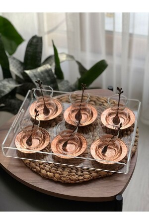 سلة من النظارة من النظارة 35x25 سم سلة عرض خدمة 4 مم Plexi TPS100 - Buber Design