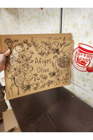 35x50 amerikan servis kağıtı kraft kağıt - Kervancup Ambalaj