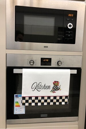 منز مزينة مطبخ القطن الفرن منشفة خاصة نمط معقودة النموذج 35x50 سم القطن الغسيل - Aymirahome