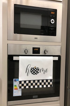 منز مزخرفة مطبخ مطبخ القطن فرن منشفة خاصة نمط معقودة النموذج 35x50 سم منتج القطن قابل للغسيل - Dekomod