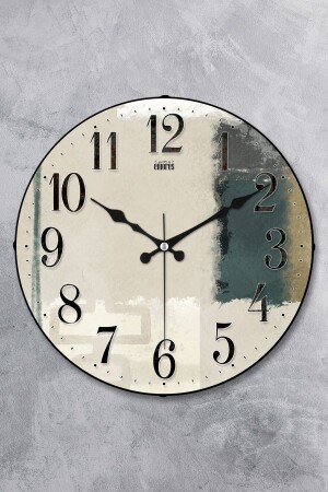 MNZ-36 سم ديكوراتي زجاجي حقيقي قبة الآلية الصامتة ساعة الجدار MR-232 - EMORES